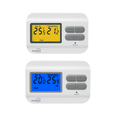 8A LCD показывают не Programmable термостат связанной проволокой комнаты