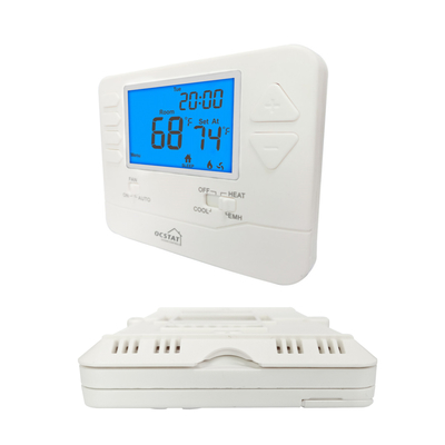 ПК LCD ABS показывает термостат 24VAC комнаты цифров