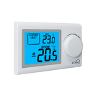 White Color Wireless Room Thermostat Electronic Heating and Cooling Temperature Control