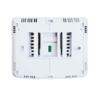24V White Digital Room Thermostat, Heating and cooling Adjustment Programmable Temperature Thermostat