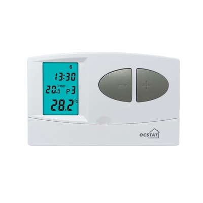 Riseem Weekly Programmable Manual Override Mode Digital LCD Display Thermostat