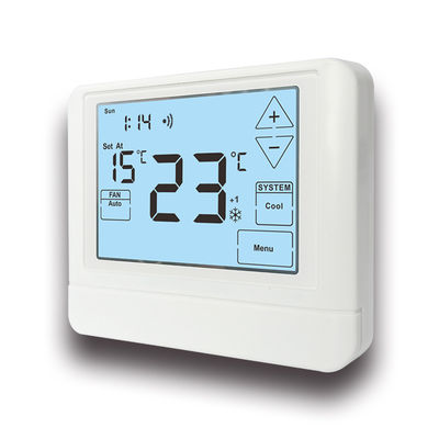 24V Wireless  2 Heat 2 Cool Weekly Programmable Air Conditioner Room Thermostats