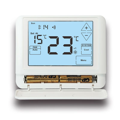 24V Wireless  2 Heat 2 Cool Weekly Programmable Air Conditioner Room Thermostats
