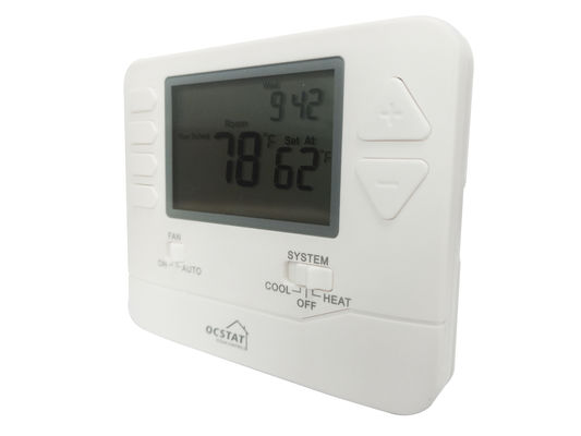 White Digital Room Thermostat with High Accuracy Saving Energy