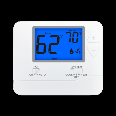 Anti-flammable ABS Housing Material HVAC Temperature Controller for Advanced Heating And Cooling Control Mode