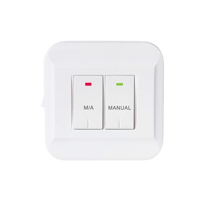 Floor Heating Thermostat Wireless Room Thermostat in White with LCD Display
