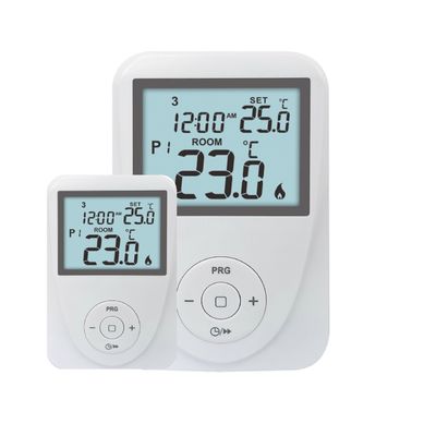 White LCD Display Underfloor Heating Room Thermostat for Underfloor Heating Systems Compatibility