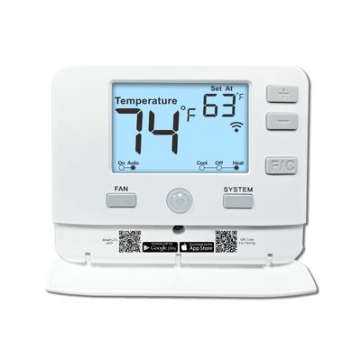 24V RF Non-programmable PTAC Thermostat Smart type Wi-Fi 2.4GHZ Smart Life Works With Alexa
