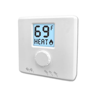 Riseem Conventional Non Programmable Thermostat with NTC Sensor and 1H/1C Stages for Accurate Temperature Control