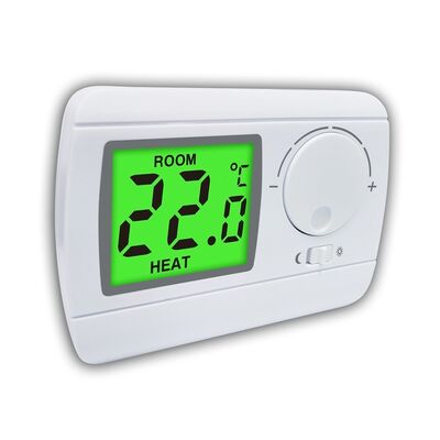 RF Connectivity Digital Thermostat Controller with 2 AA Size Battery Power Ensuring Stable and Precise Temperature Control