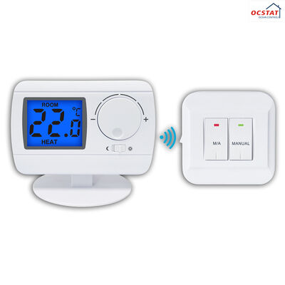 230V Non Programmable RF Room Heating Thermostat Including 2 AA Size Battery Supply Designed to Deliver Accurate Temperature Settings