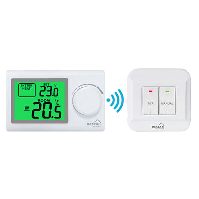6W Consumption Non-programmable Thermostat Constructed with Anti-flammable PC ABS Material Providing Temperature Control