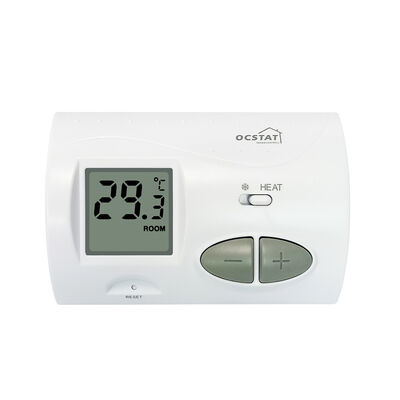 Heat Mode Wireless Room Thermostat Featuring 2x AA 15V Lithium Battery Suitable for Boilers Ensuring Heating Management