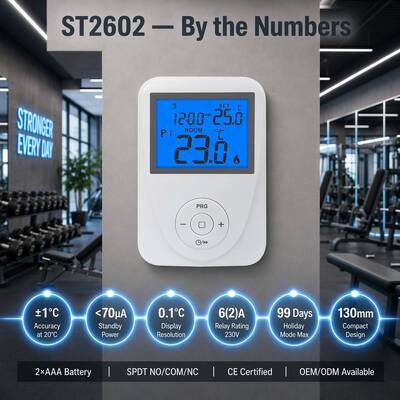 Switchable Current 6 A 2 A Inductive Load Room Heating 7 Day Thermostat Temperature Controller Raised Flooring Panel 130 X 86 X 28 Mm Without Holder Durable Modular Floor System
