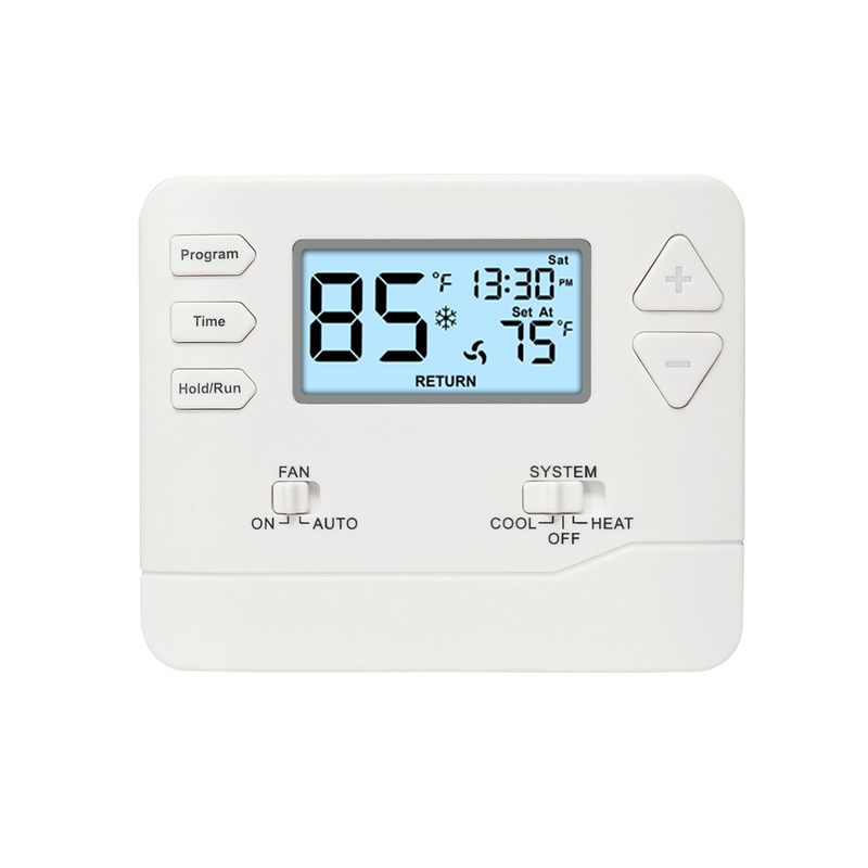 Smart HVAC Thermostat with 24VAC or Battery Power and ±1℉ Accuracy