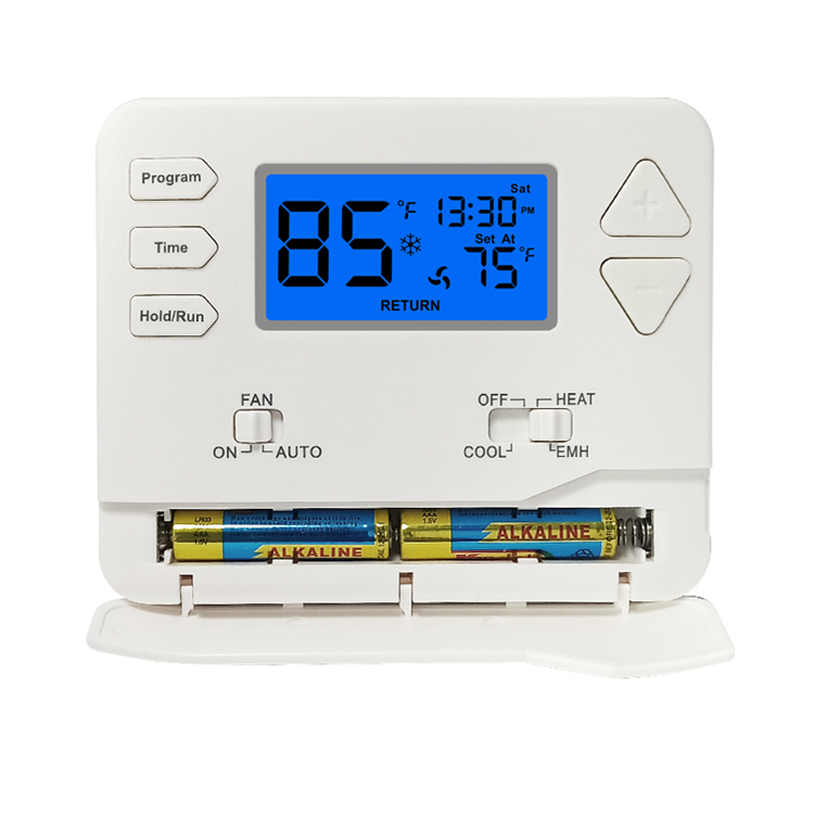 Riseem Temperature Control Made Easy with Adjustable 2 heat 1 Cool Thermostat Commercial Heat Pump Water Heater Temperature Range 44℉ To 90℉
