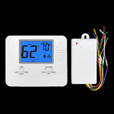 Riseem Fireproof ABS Digital Wireless Непрограммируемый комнатный термостат PTAC для системы HVAC