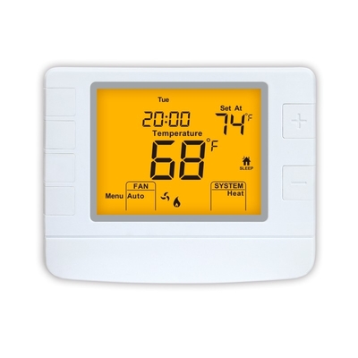 Riseem Белый цвет Цифровое отопление HVAC Комната 24V Домашний термостат с 5/1/1 Программируемый