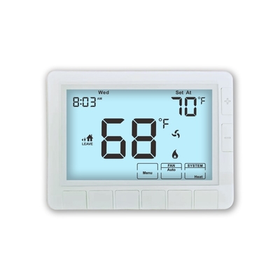 Riseem Новый аккумулятор Белый 24V LCD Программируемый электронный кондиционер 1 Тепло 1 Холодный Термостат Для системы HVAC
