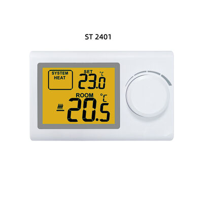 2x AAA 1,5 В постоянного тока, щелочная батарея с питанием от котельной, термостат, переключатель тепла и охлаждения, контроль температуры, обеспечивающий работу котла