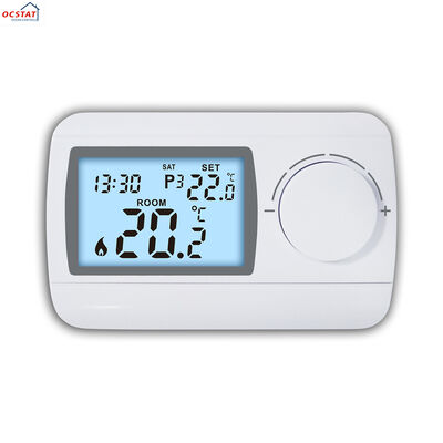 230В 7-дневный проводной термостат котельной, обеспечивающий точный контроль температуры и управление для поддержки отопления котельной и экономии энергии