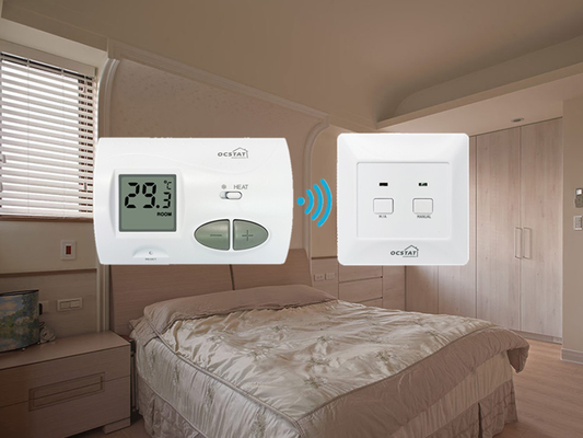 Riseem Green Backlight RF Electric Room Простой термостат для отопления