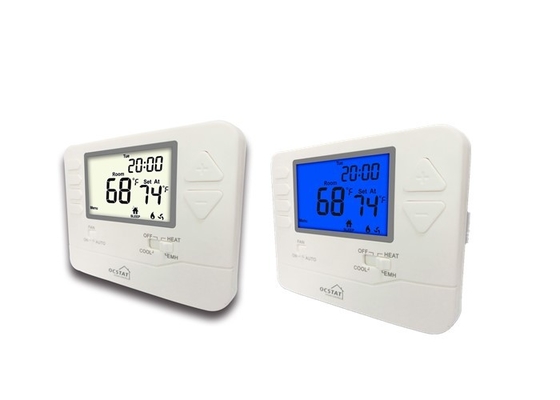 этап теплового насоса дисплея LCD термостата HVAC 24V Multi