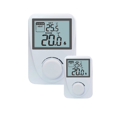 Riseem 230V LCD дисплей Omron Relay Проводный комната Непрограммируемый термостат для котлов
