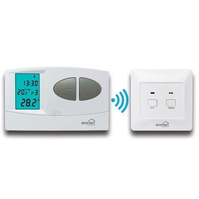 Riseem Еженедельный программируемый термостат ABS RF Wireless RF для подогрева